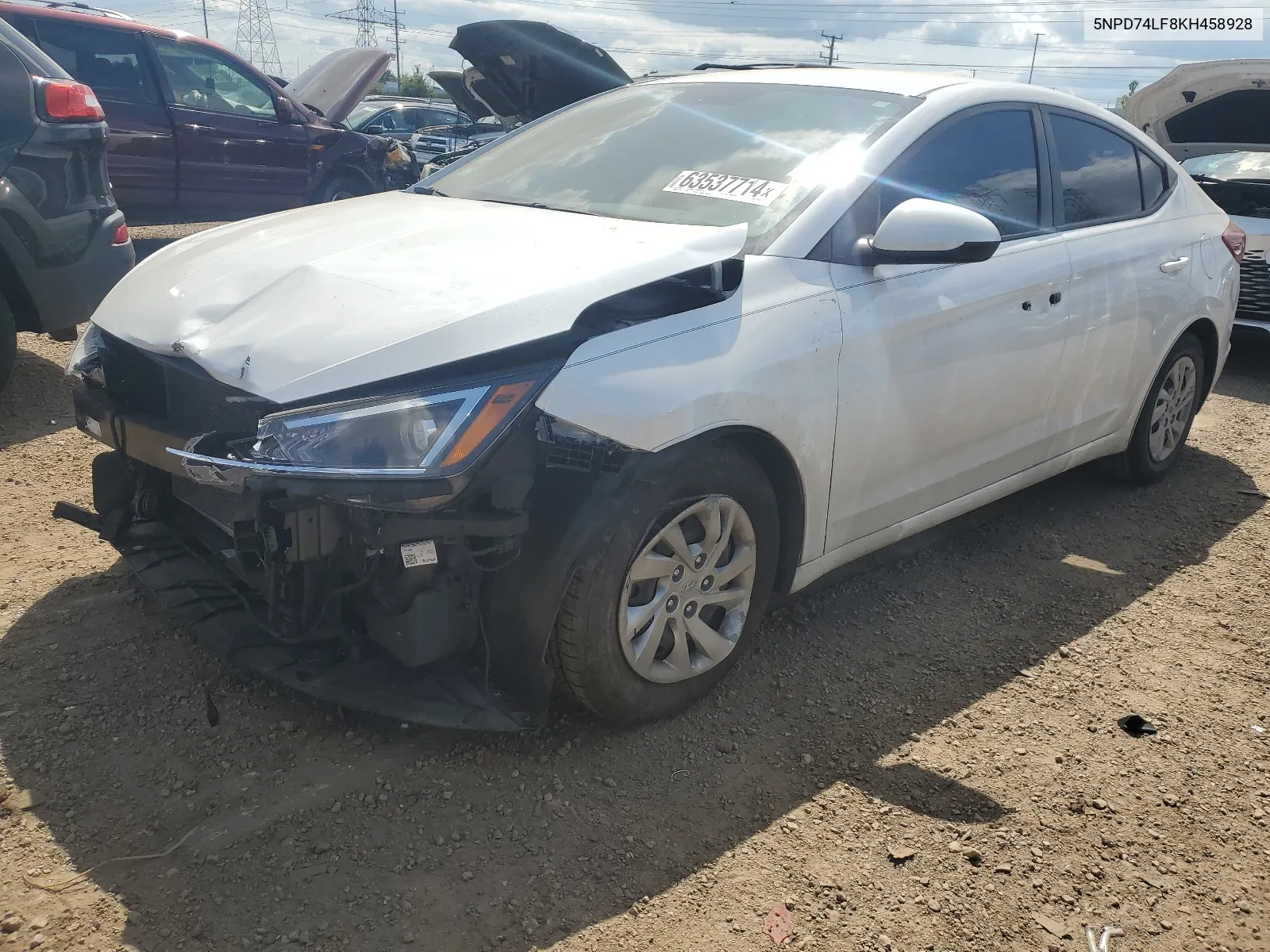 5NPD74LF8KH458928 2019 Hyundai Elantra Se