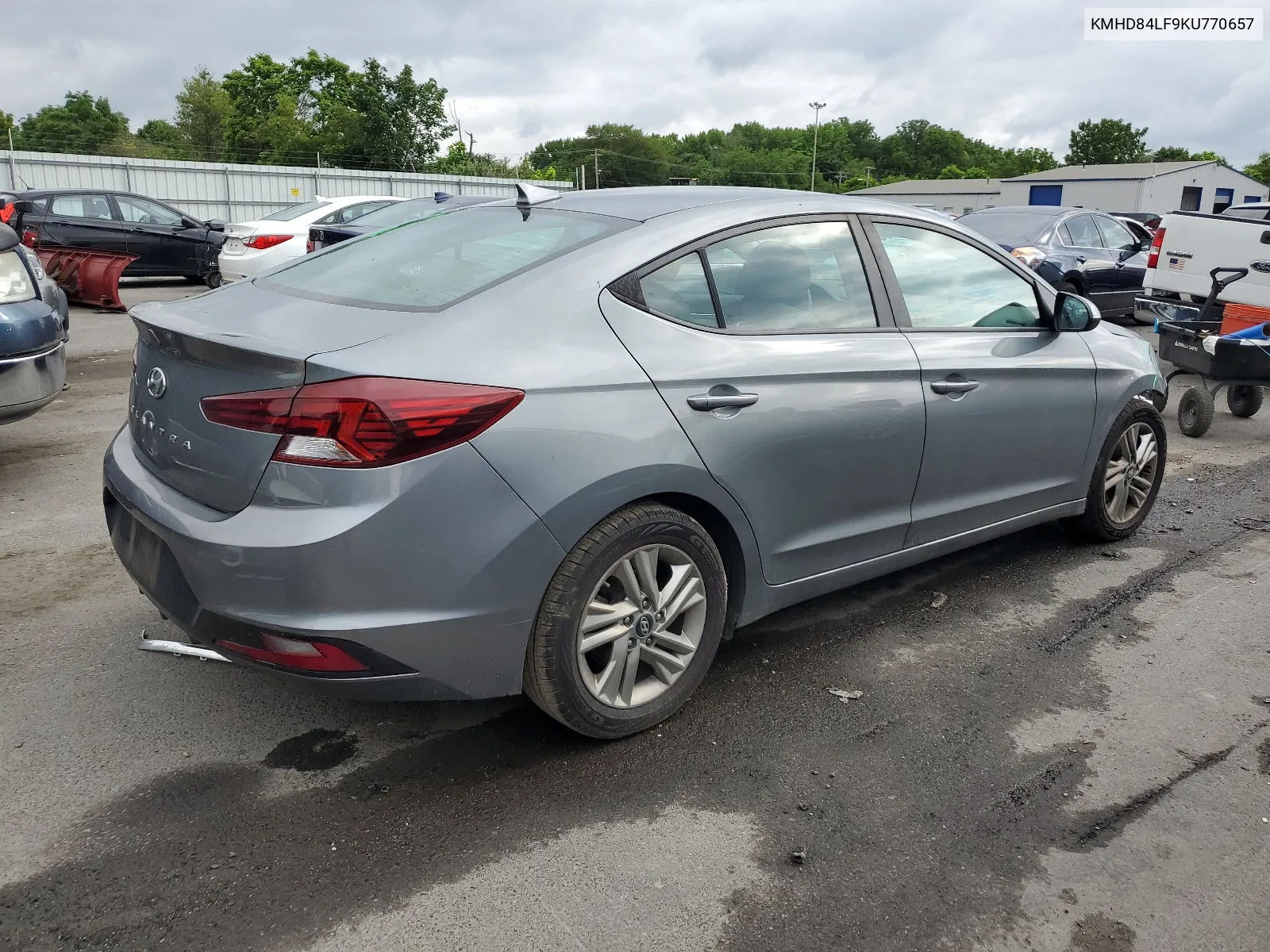 2019 Hyundai Elantra Sel VIN: KMHD84LF9KU770657 Lot: 63673034