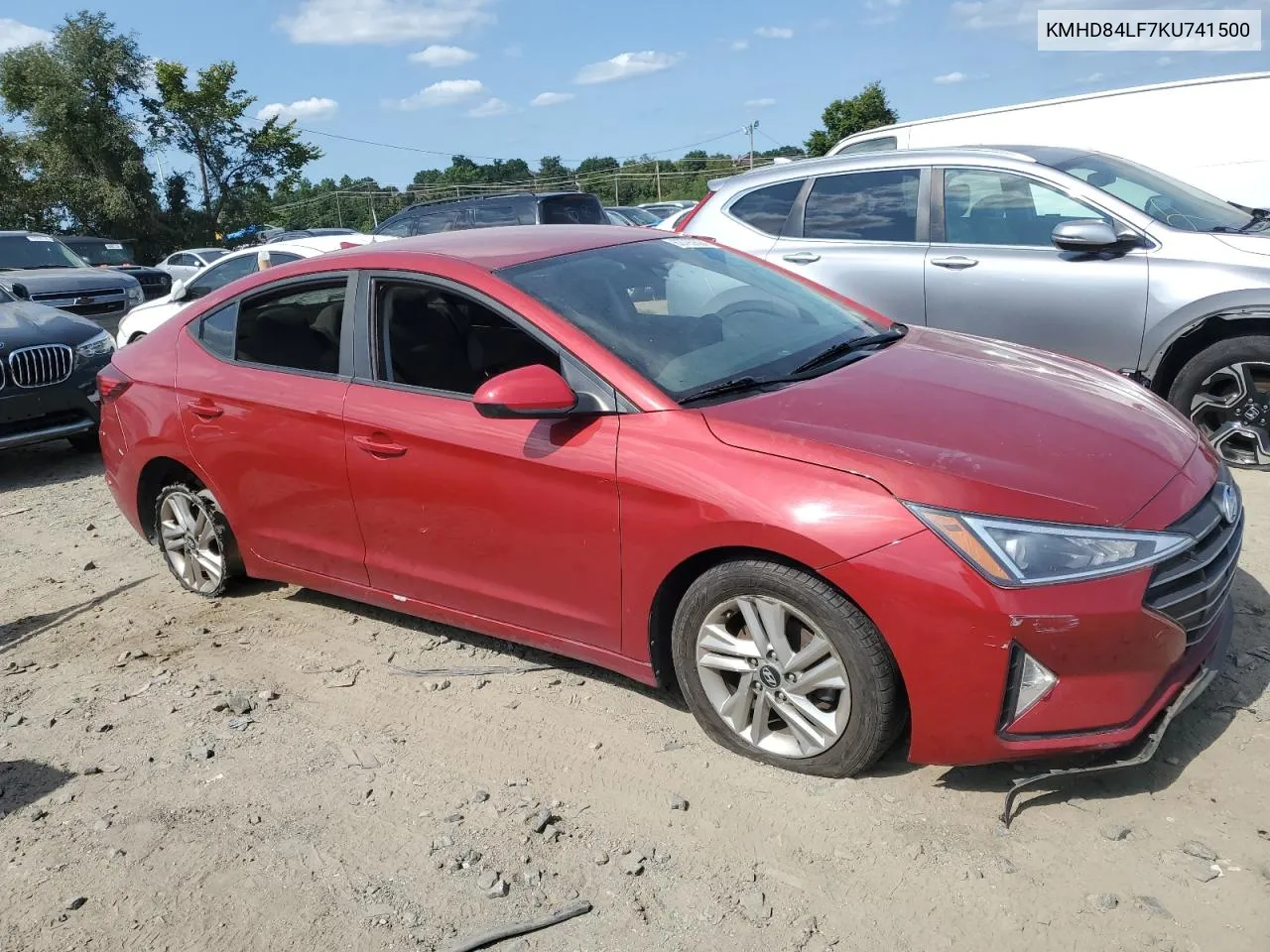 KMHD84LF7KU741500 2019 Hyundai Elantra Sel