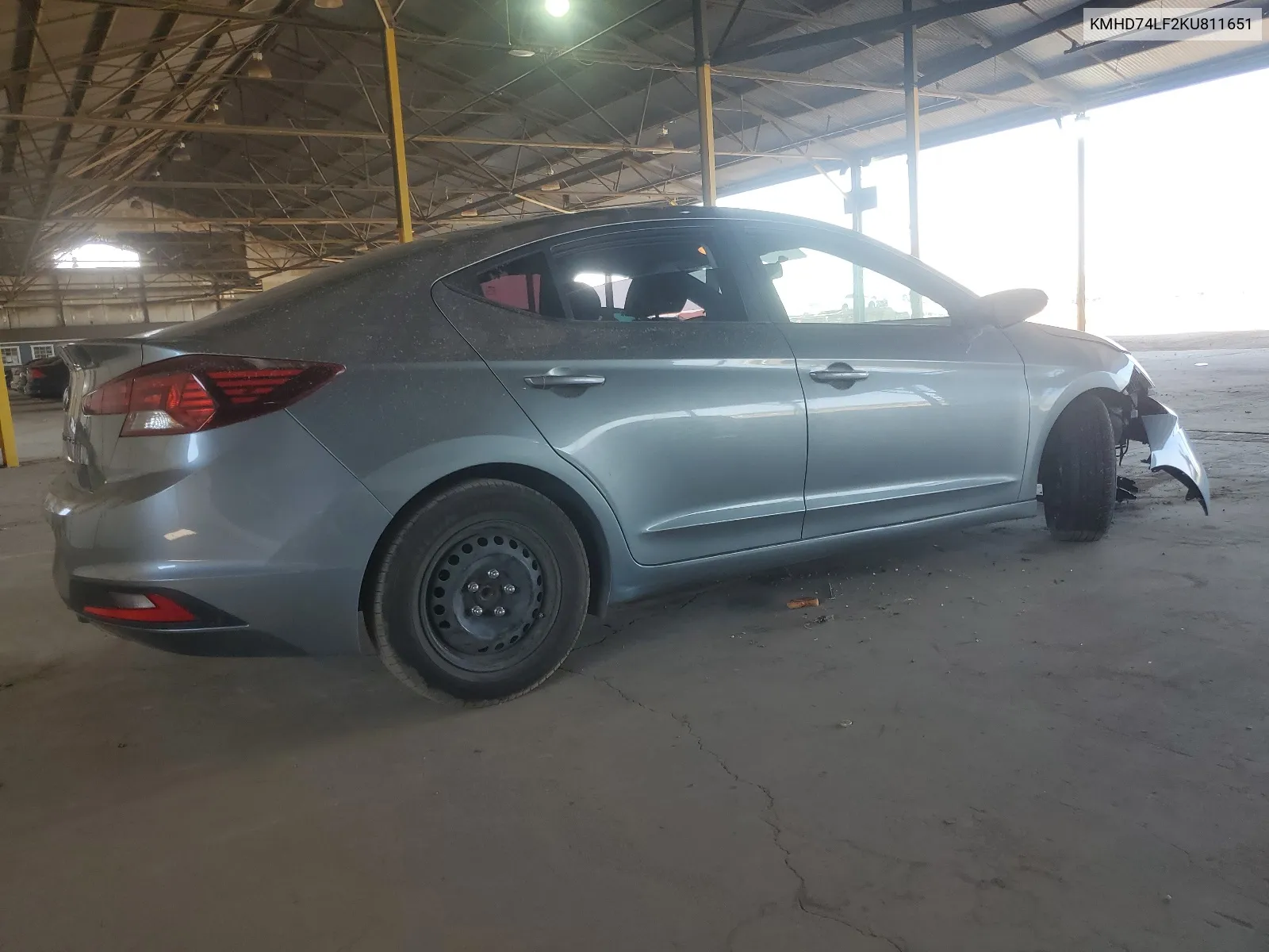 KMHD74LF2KU811651 2019 Hyundai Elantra Se