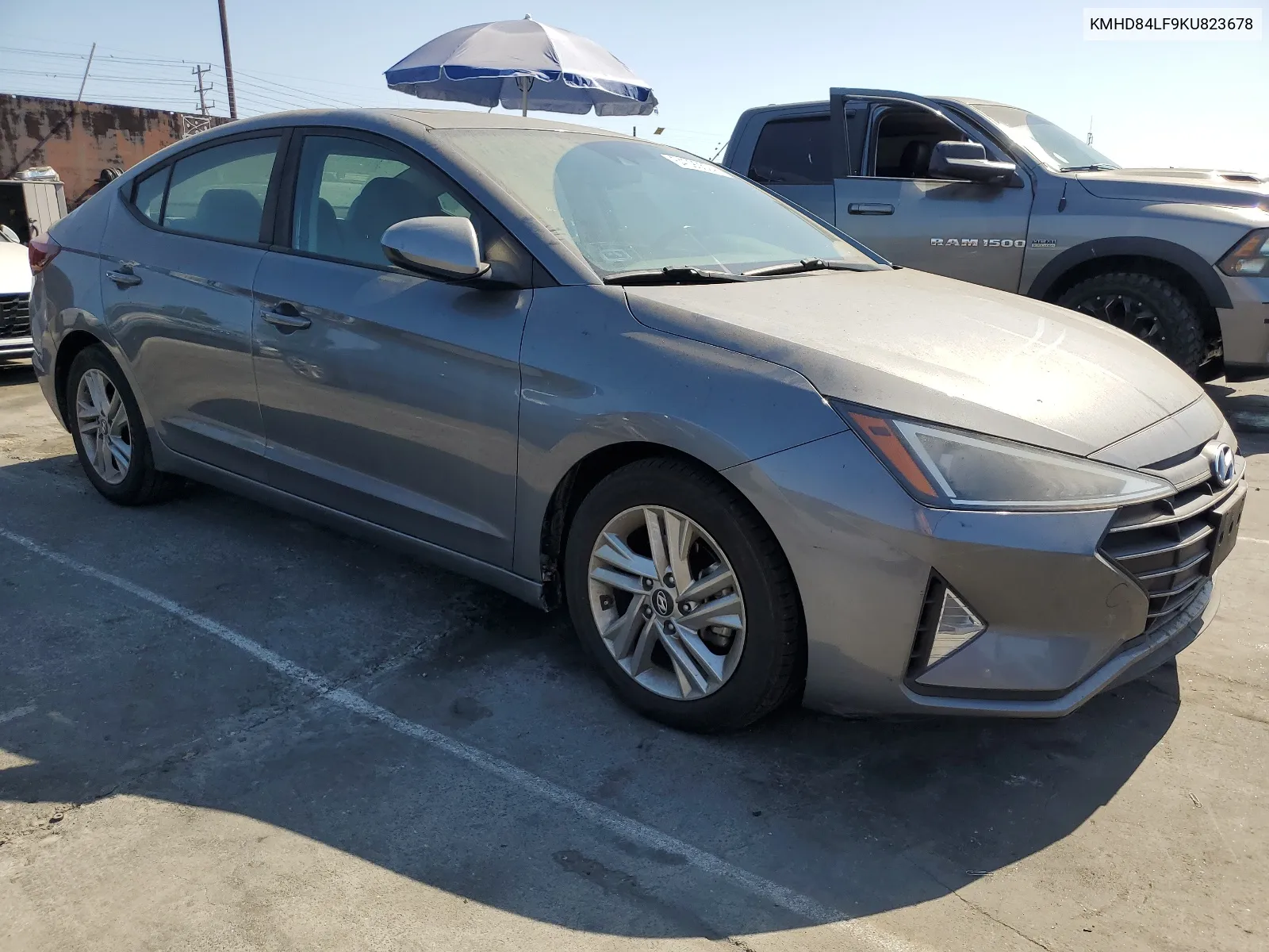 2019 Hyundai Elantra Sel VIN: KMHD84LF9KU823678 Lot: 64090524