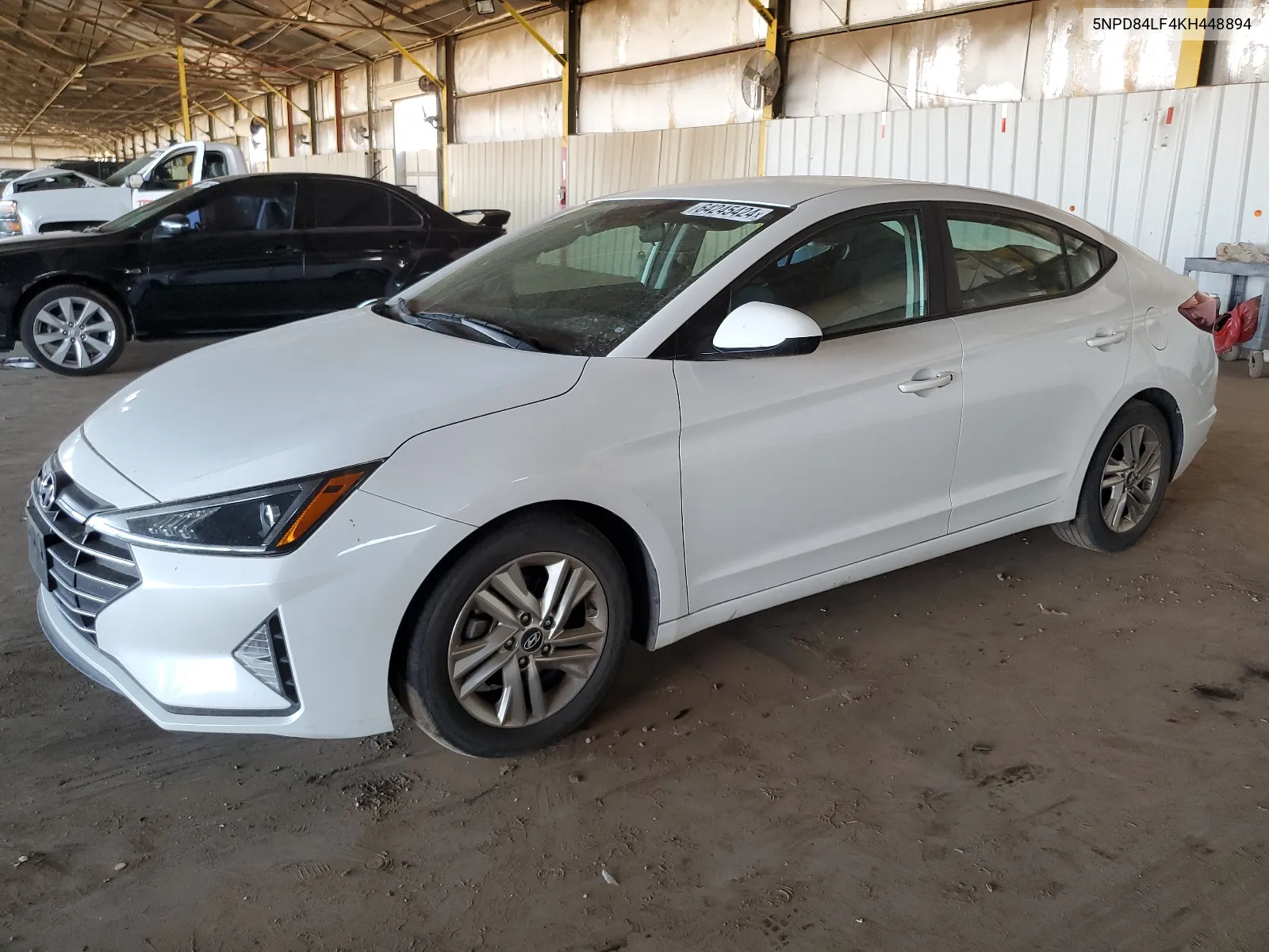 2019 Hyundai Elantra Sel VIN: 5NPD84LF4KH448894 Lot: 64245424