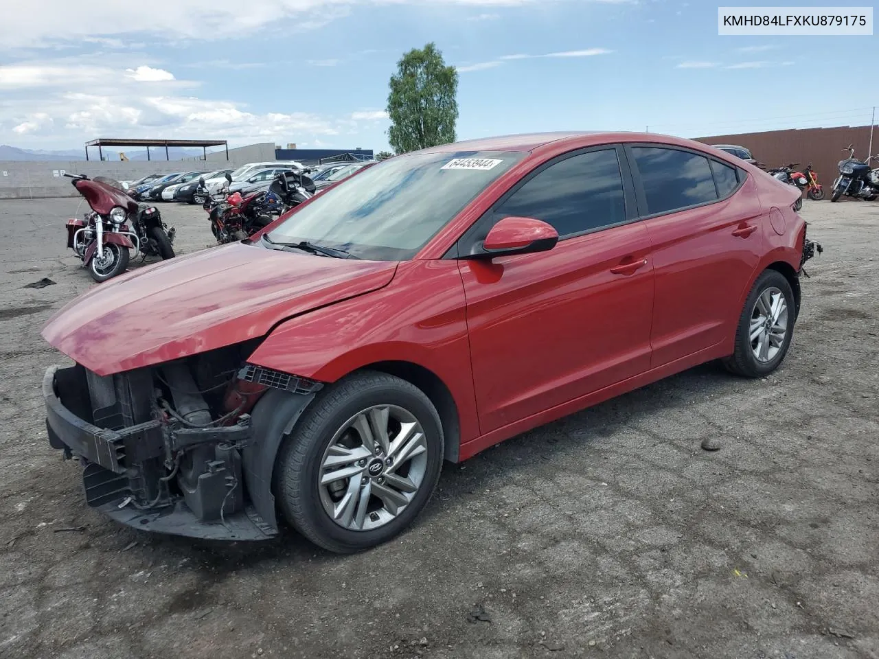 2019 Hyundai Elantra Sel VIN: KMHD84LFXKU879175 Lot: 64453944