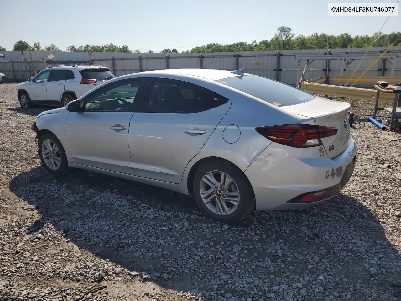 KMHD84LF3KU746077 2019 Hyundai Elantra Sel