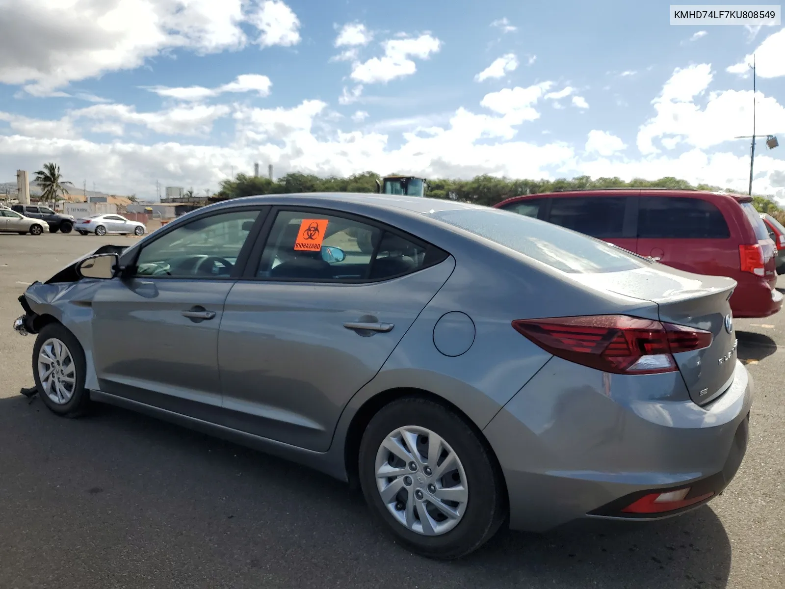 2019 Hyundai Elantra Se VIN: KMHD74LF7KU808549 Lot: 64906414