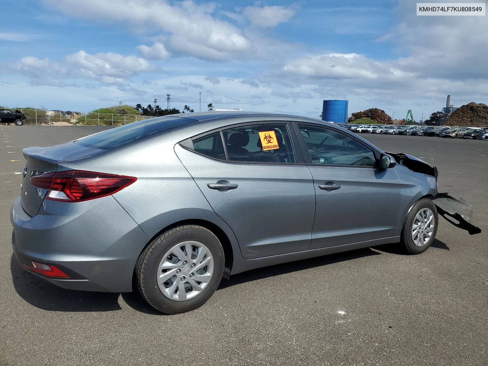 2019 Hyundai Elantra Se VIN: KMHD74LF7KU808549 Lot: 64906414