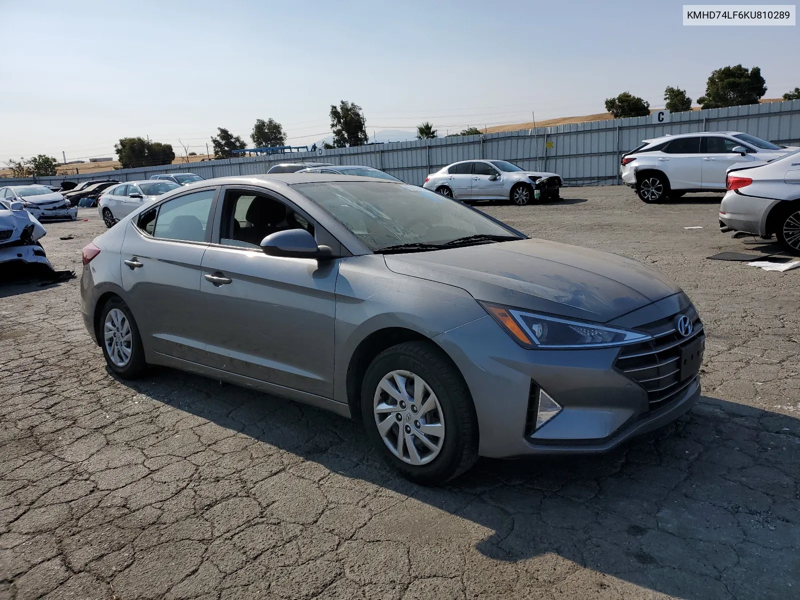 KMHD74LF6KU810289 2019 Hyundai Elantra Se