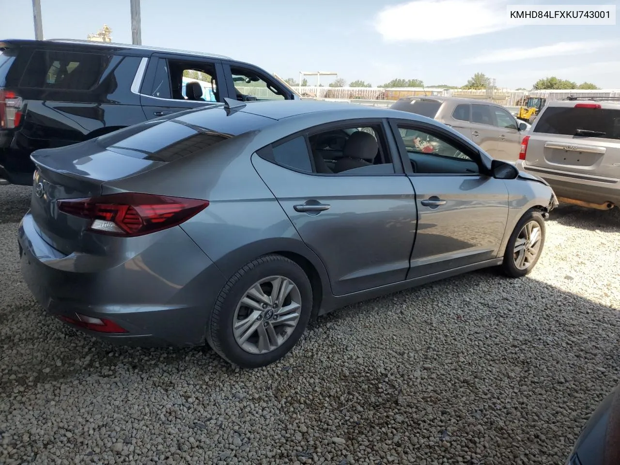 KMHD84LFXKU743001 2019 Hyundai Elantra Sel