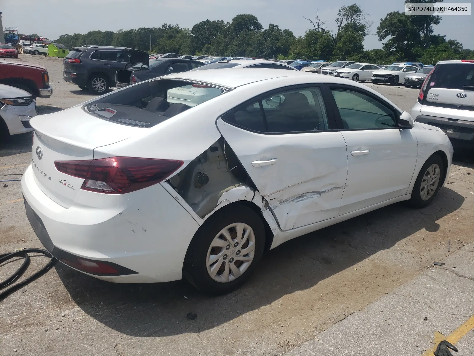 2019 Hyundai Elantra Se VIN: 5NPD74LF7KH464350 Lot: 65271644