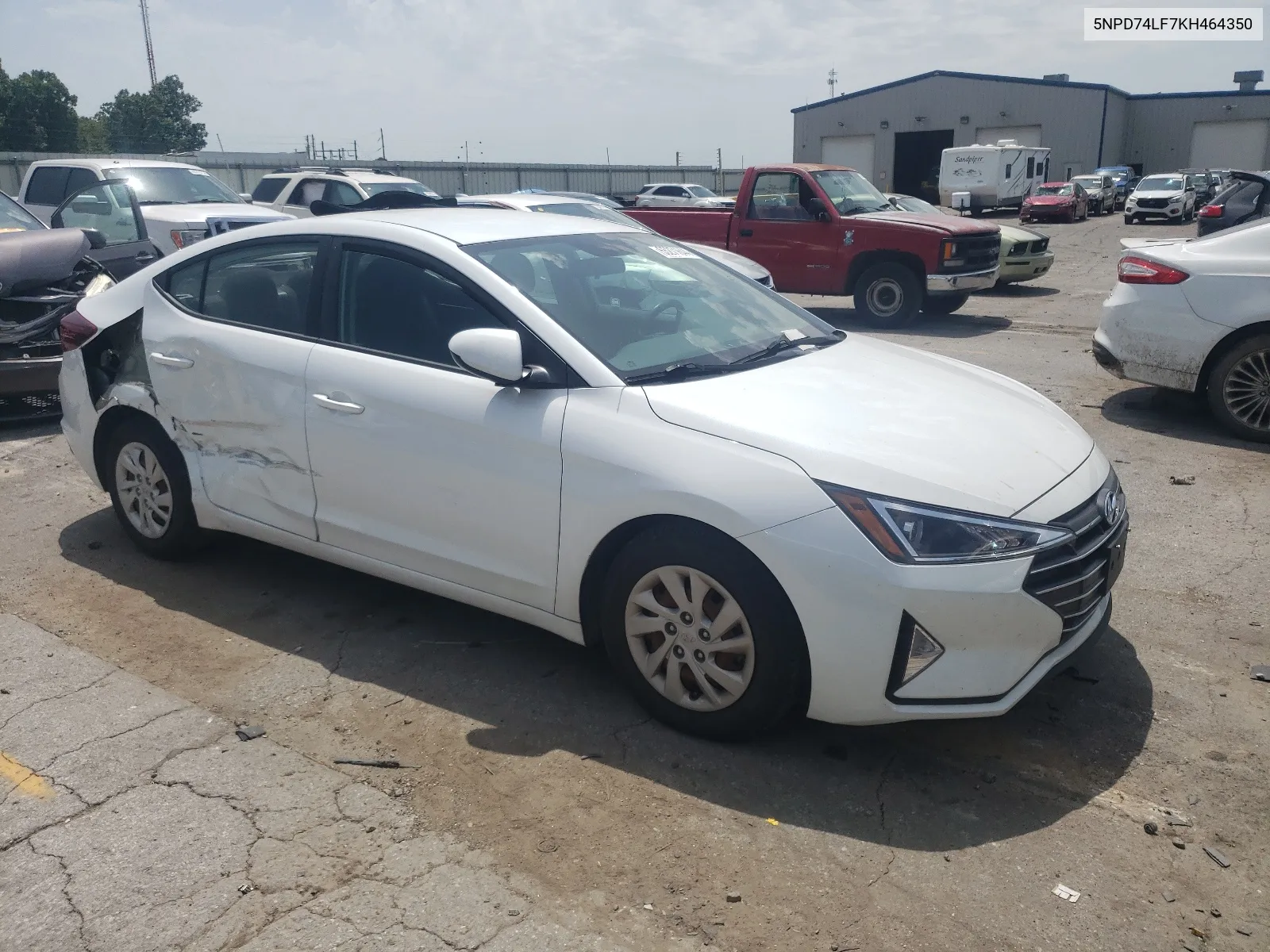 2019 Hyundai Elantra Se VIN: 5NPD74LF7KH464350 Lot: 65271644