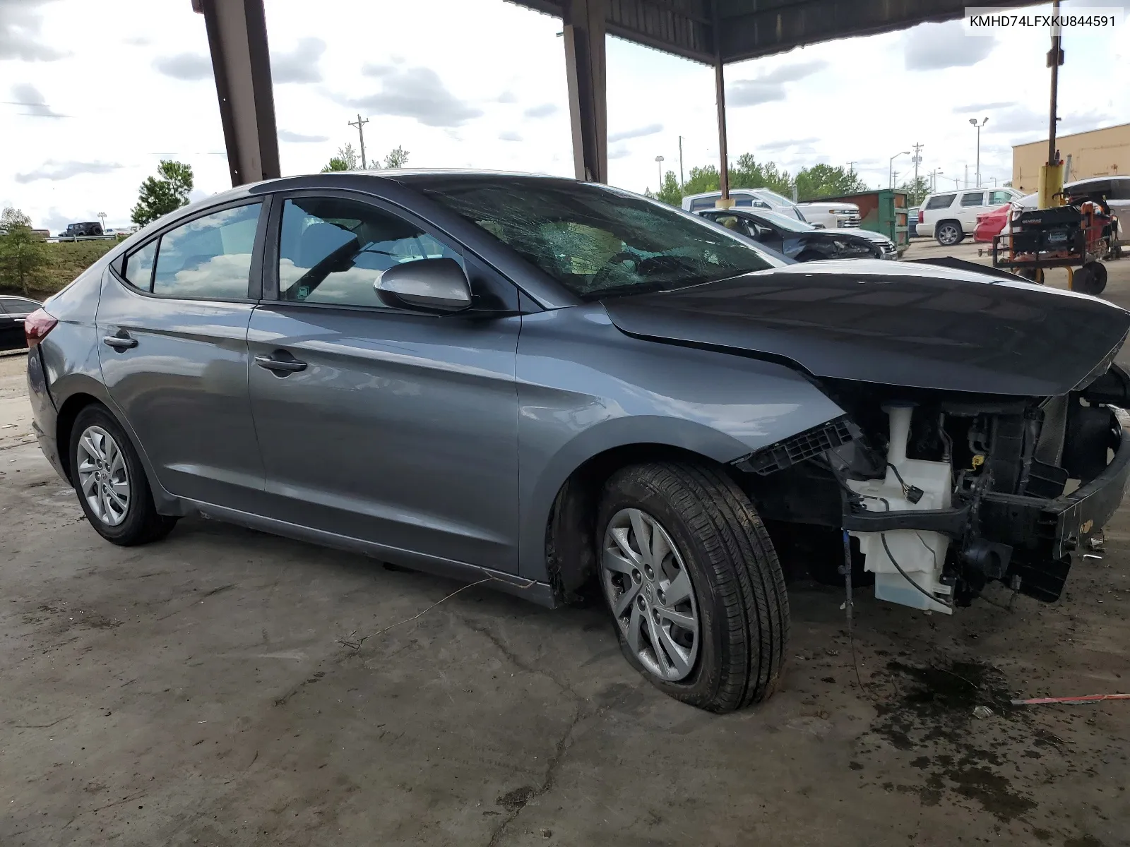 2019 Hyundai Elantra Se VIN: KMHD74LFXKU844591 Lot: 65313344