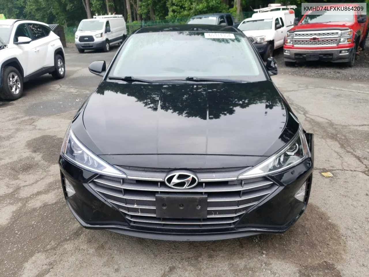 2019 Hyundai Elantra Se VIN: KMHD74LFXKU864209 Lot: 65314354