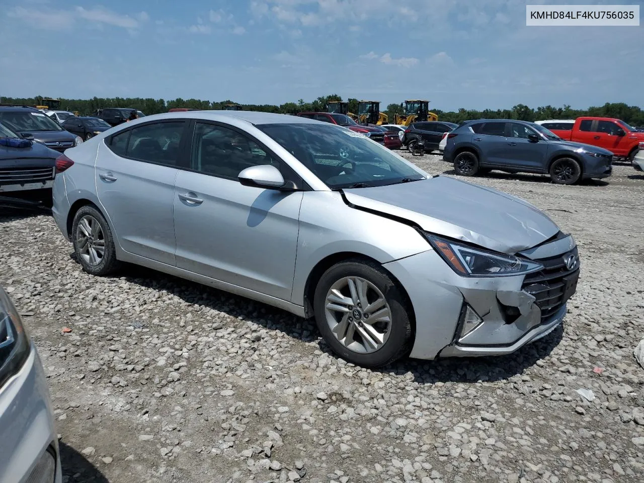 KMHD84LF4KU756035 2019 Hyundai Elantra Sel