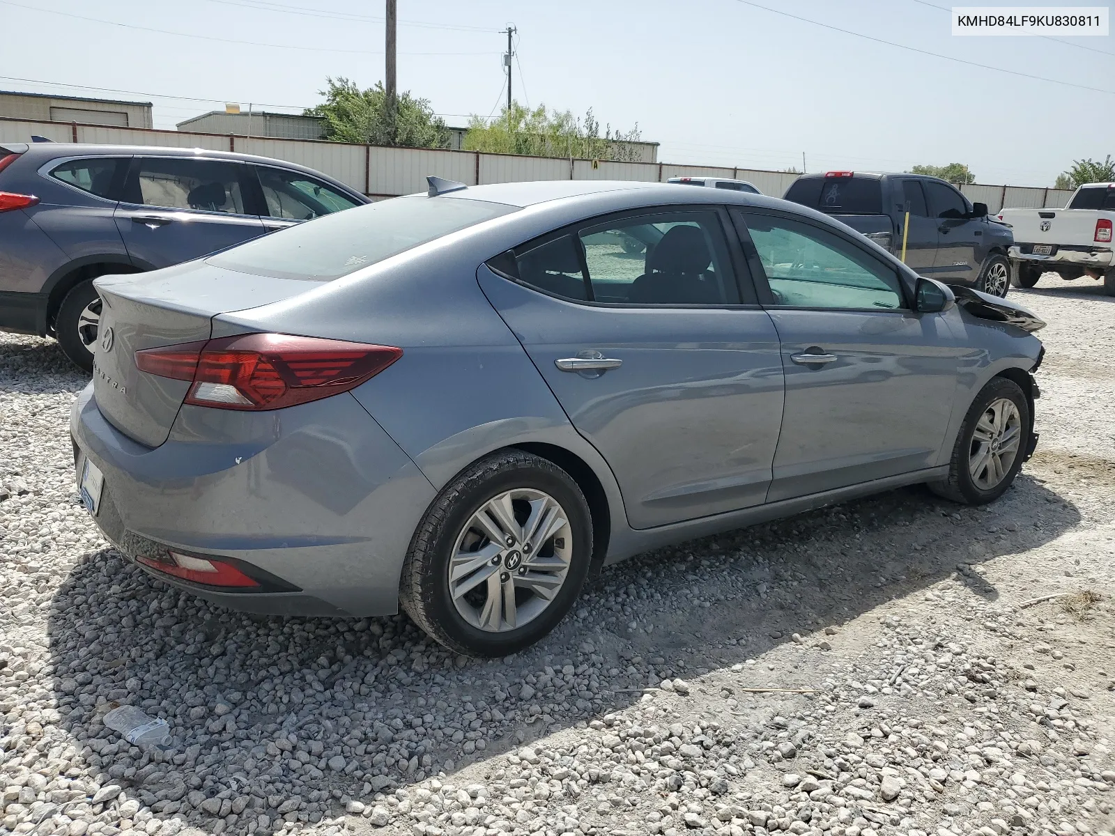 2019 Hyundai Elantra Sel VIN: KMHD84LF9KU830811 Lot: 65469714