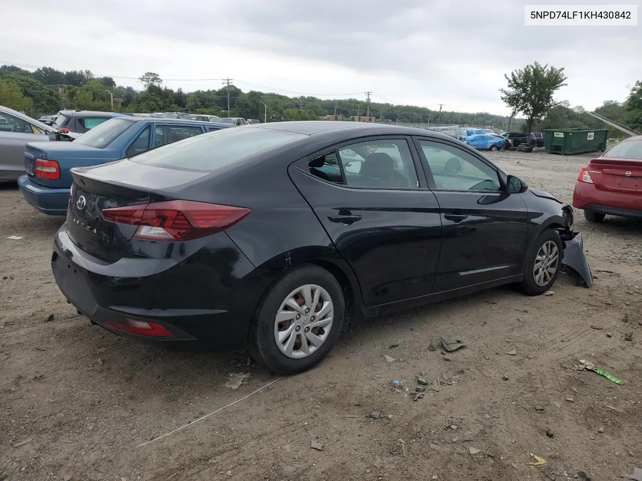 2019 Hyundai Elantra Se VIN: 5NPD74LF1KH430842 Lot: 65535224