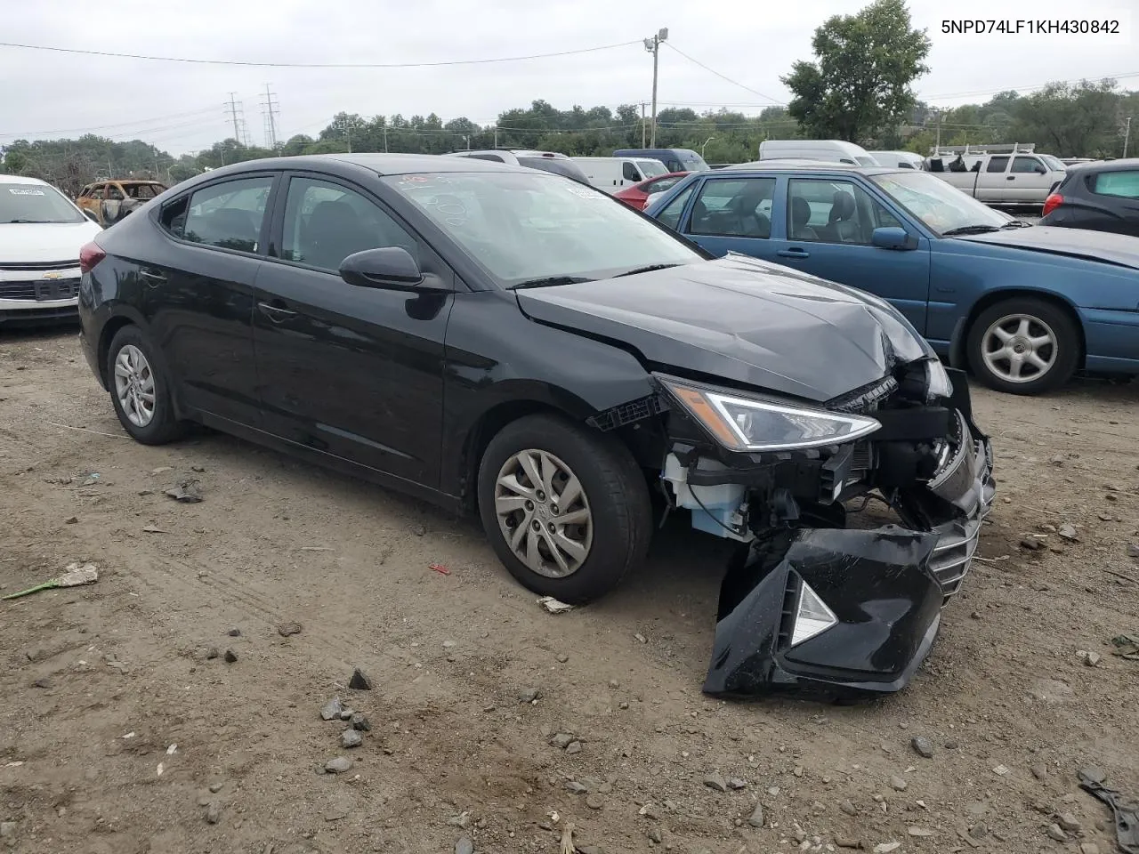 2019 Hyundai Elantra Se VIN: 5NPD74LF1KH430842 Lot: 65535224