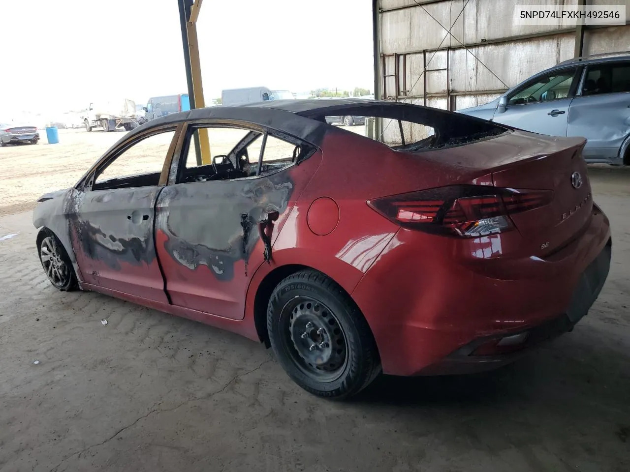 5NPD74LFXKH492546 2019 Hyundai Elantra Se