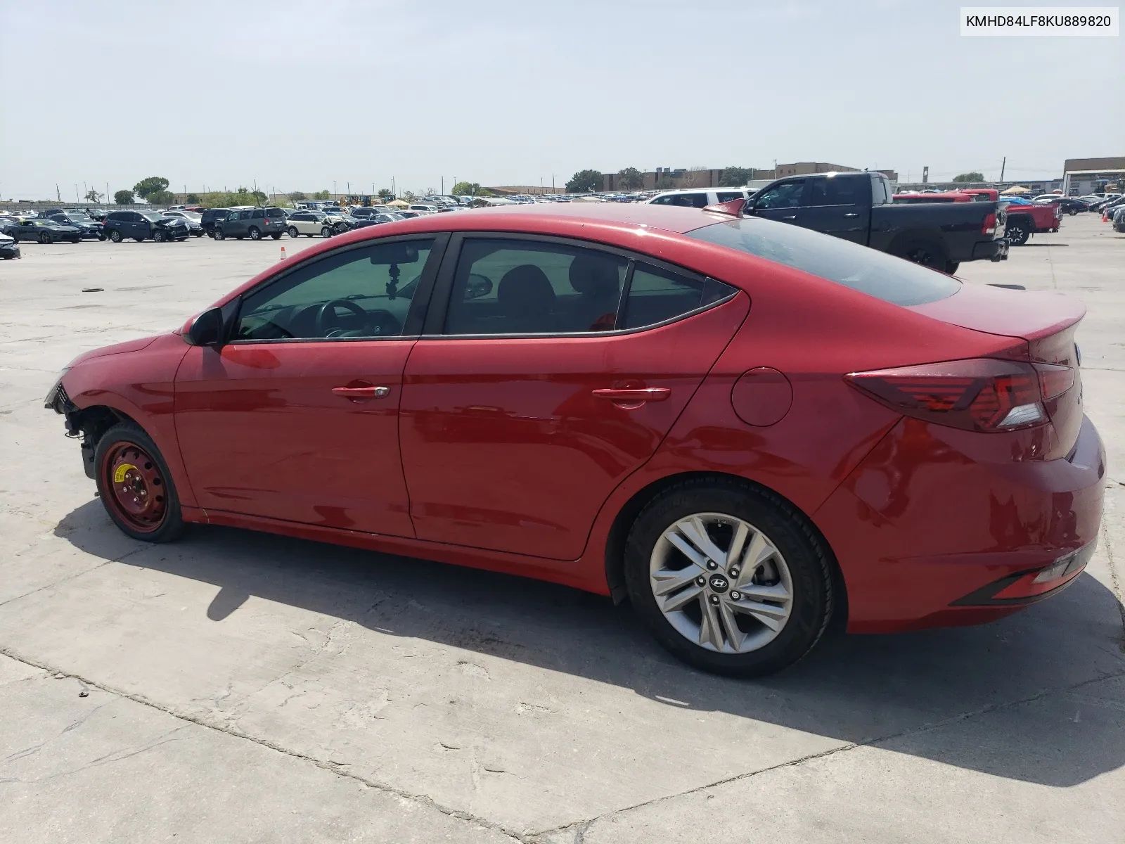 KMHD84LF8KU889820 2019 Hyundai Elantra Sel