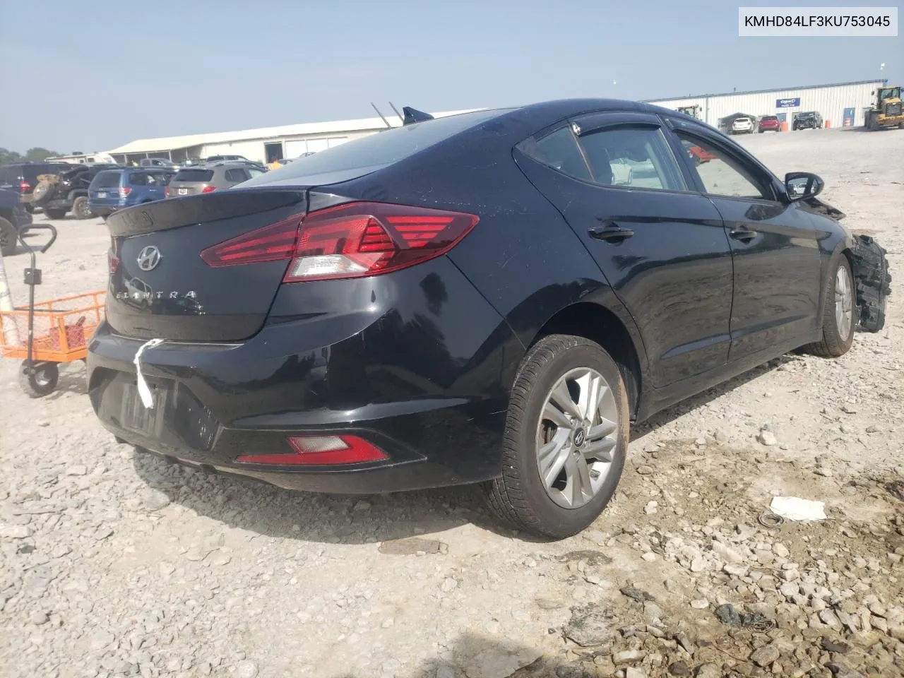 2019 Hyundai Elantra Sel VIN: KMHD84LF3KU753045 Lot: 65807304