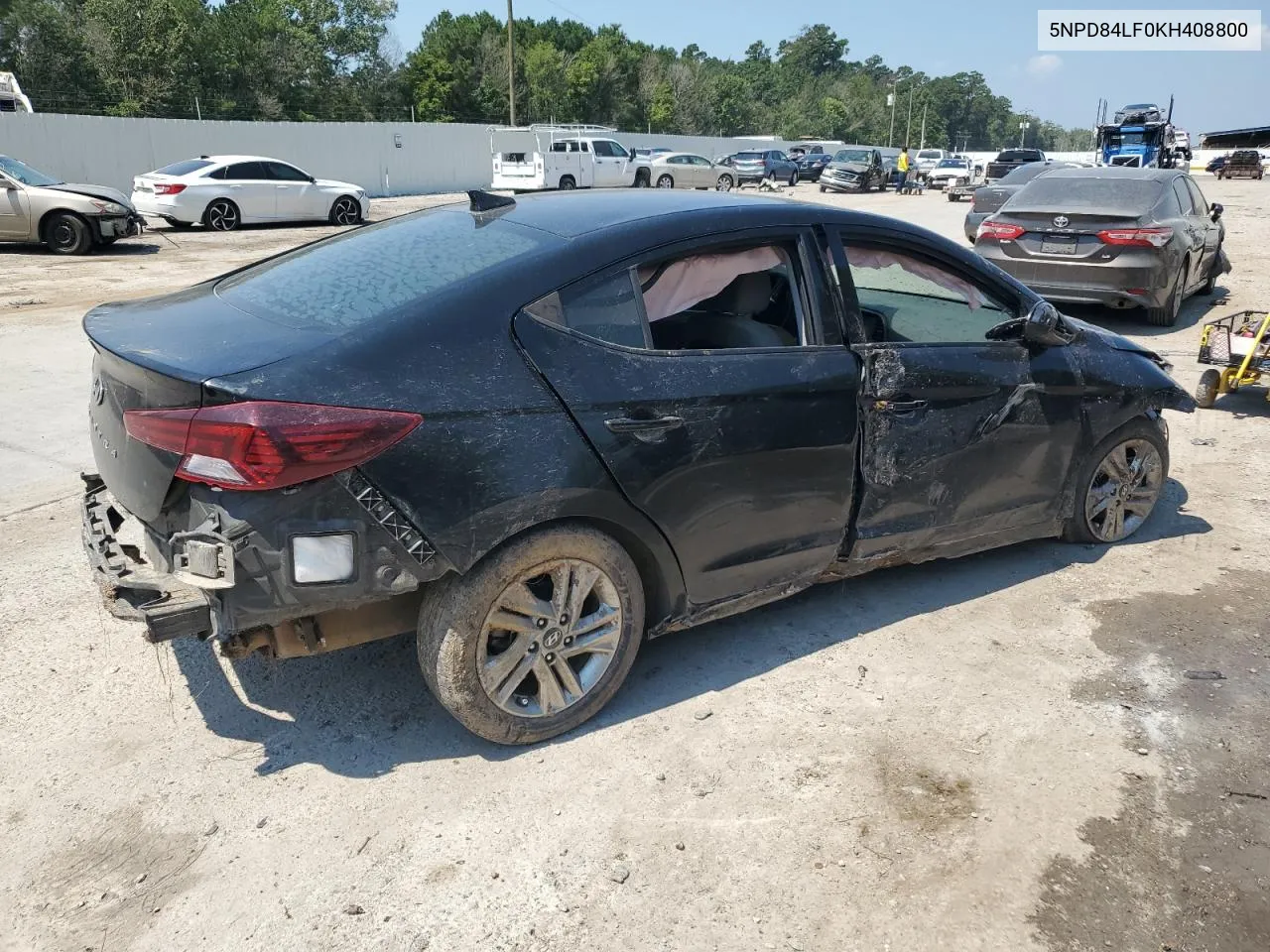 2019 Hyundai Elantra Sel VIN: 5NPD84LF0KH408800 Lot: 66076804