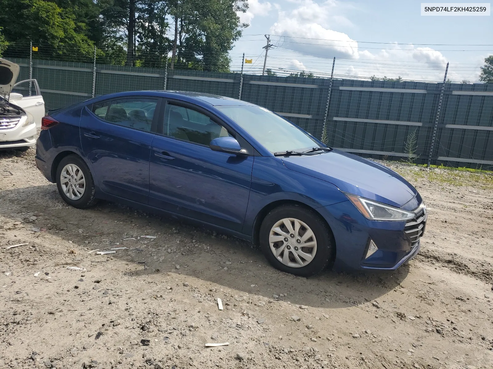 2019 Hyundai Elantra Se VIN: 5NPD74LF2KH425259 Lot: 66092644