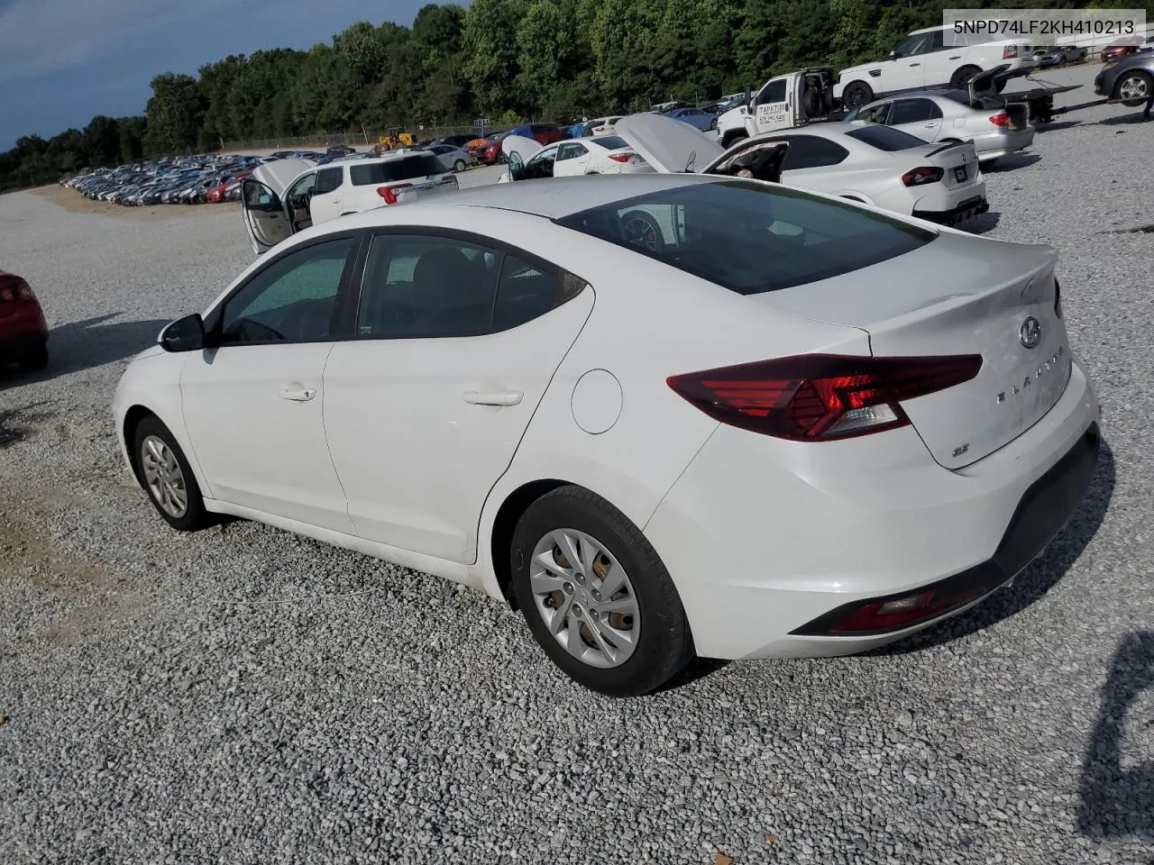 5NPD74LF2KH410213 2019 Hyundai Elantra Se