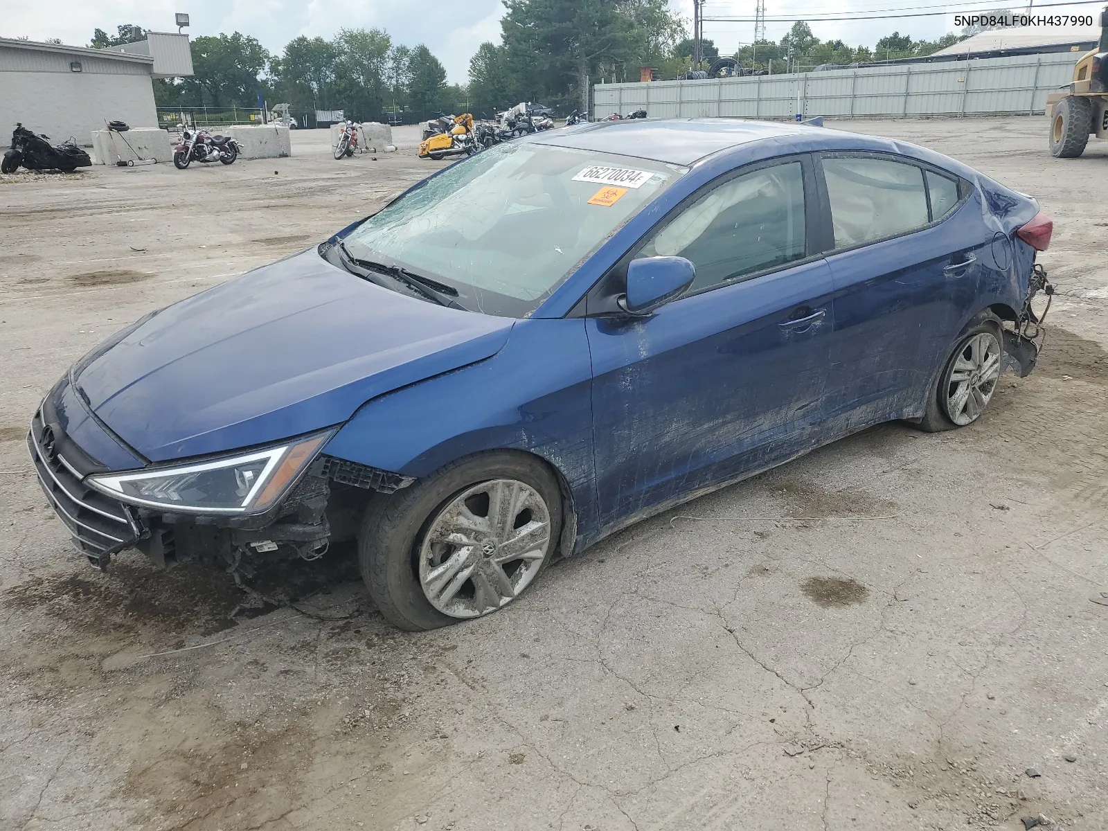 5NPD84LF0KH437990 2019 Hyundai Elantra Sel