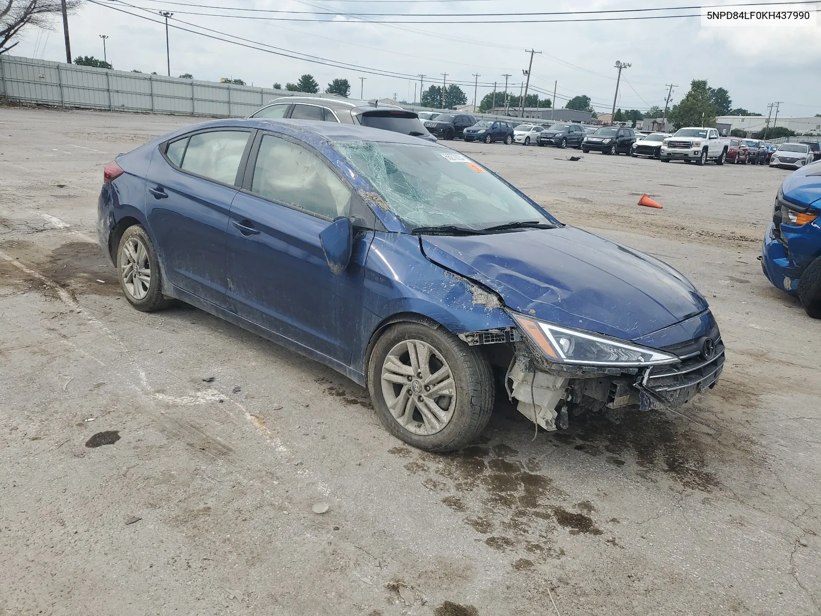 2019 Hyundai Elantra Sel VIN: 5NPD84LF0KH437990 Lot: 66270034