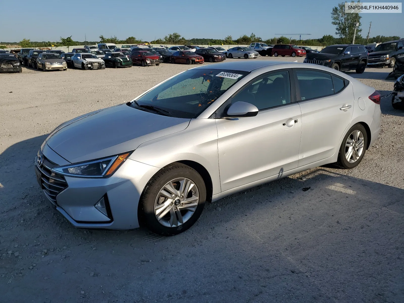 2019 Hyundai Elantra Sel VIN: 5NPD84LF1KH440946 Lot: 66396504