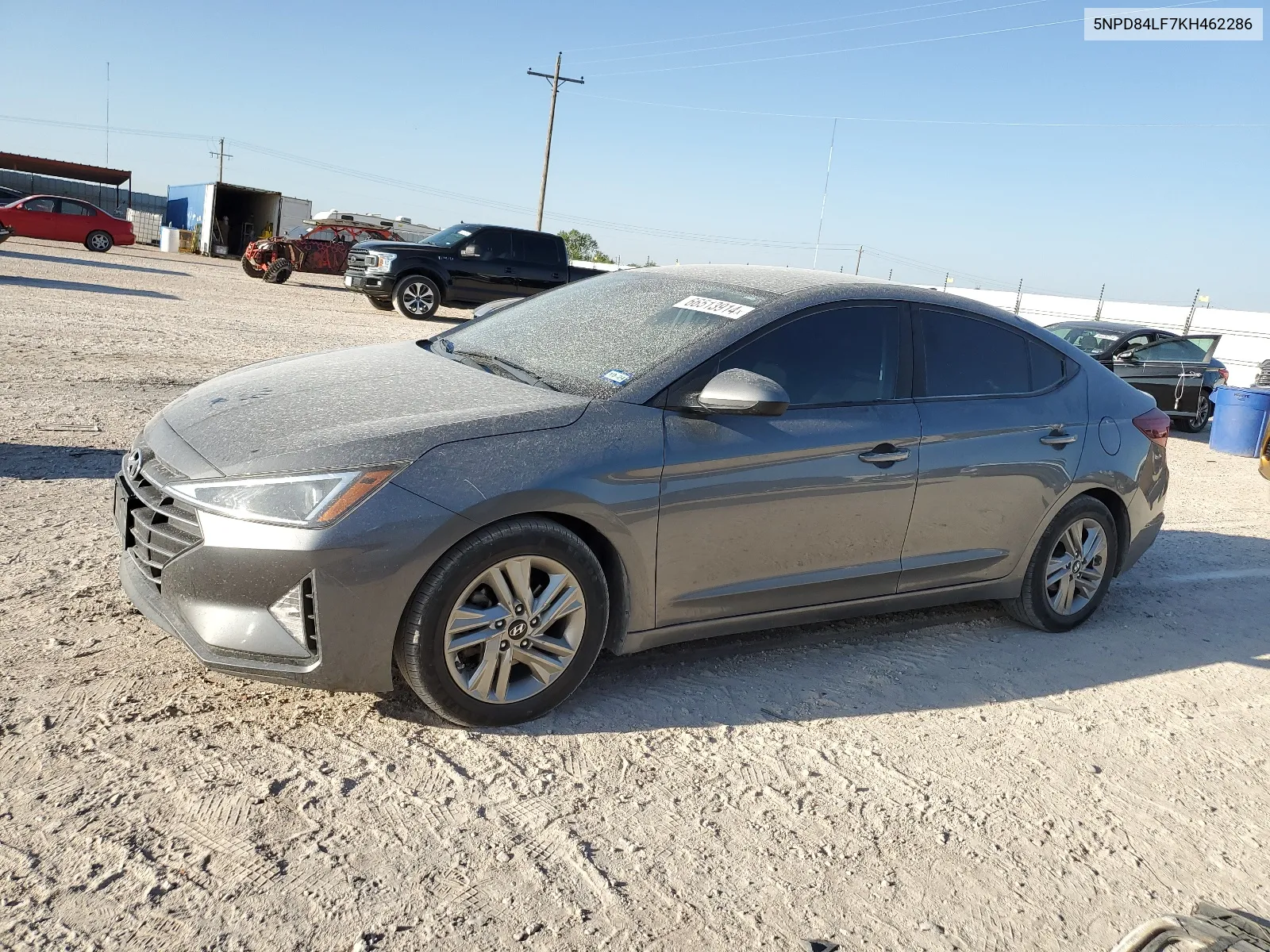 2019 Hyundai Elantra Sel VIN: 5NPD84LF7KH462286 Lot: 66513914