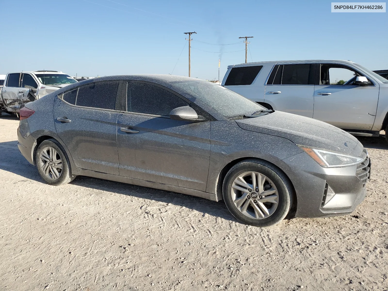 2019 Hyundai Elantra Sel VIN: 5NPD84LF7KH462286 Lot: 66513914