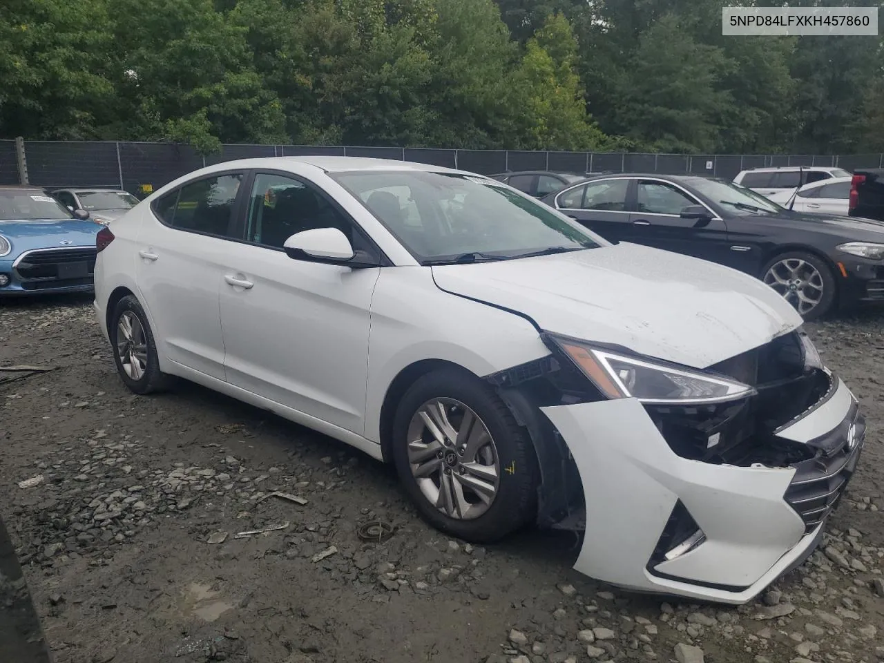 2019 Hyundai Elantra Sel VIN: 5NPD84LFXKH457860 Lot: 66539814