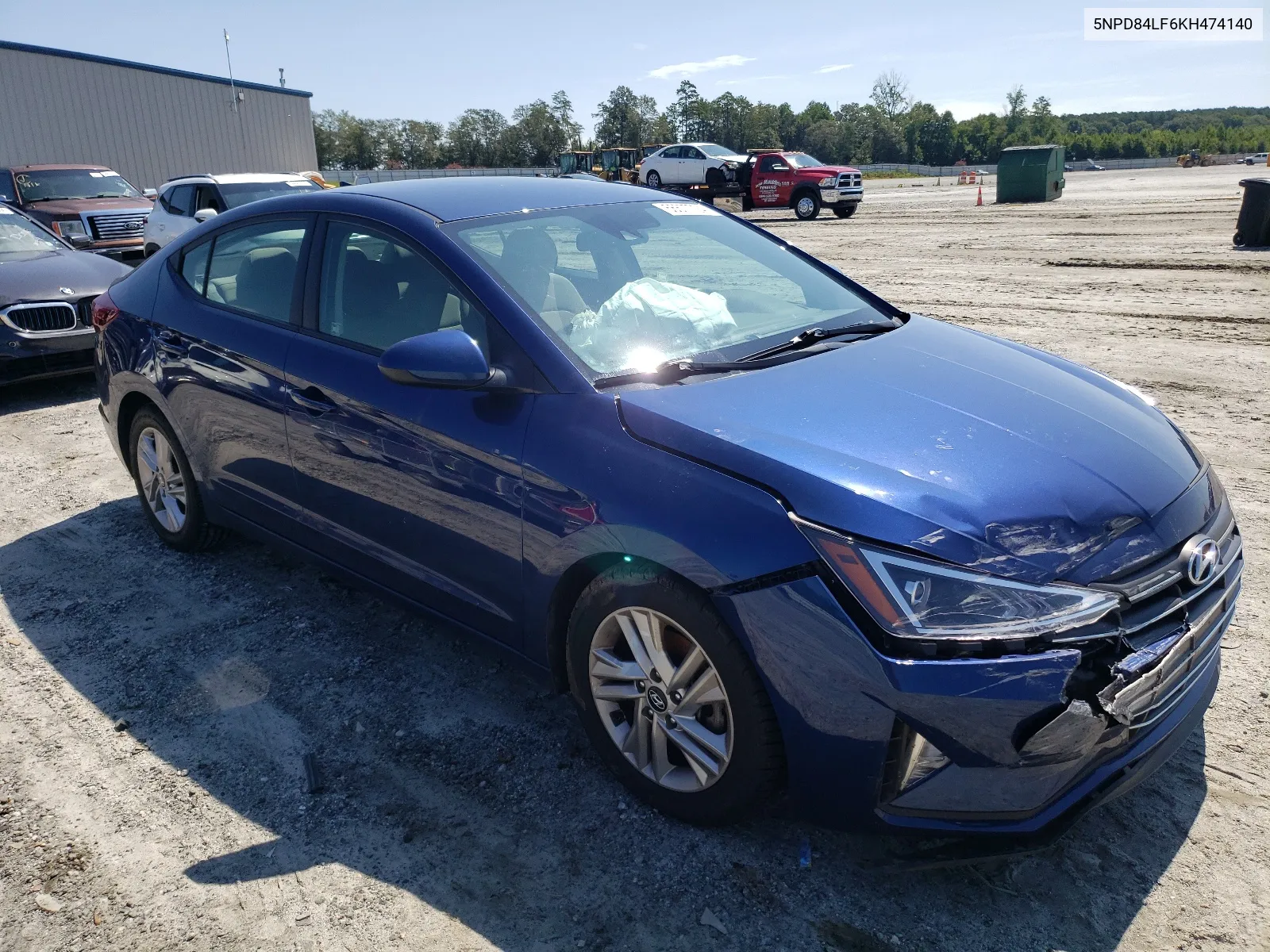 2019 Hyundai Elantra Sel VIN: 5NPD84LF6KH474140 Lot: 66677724