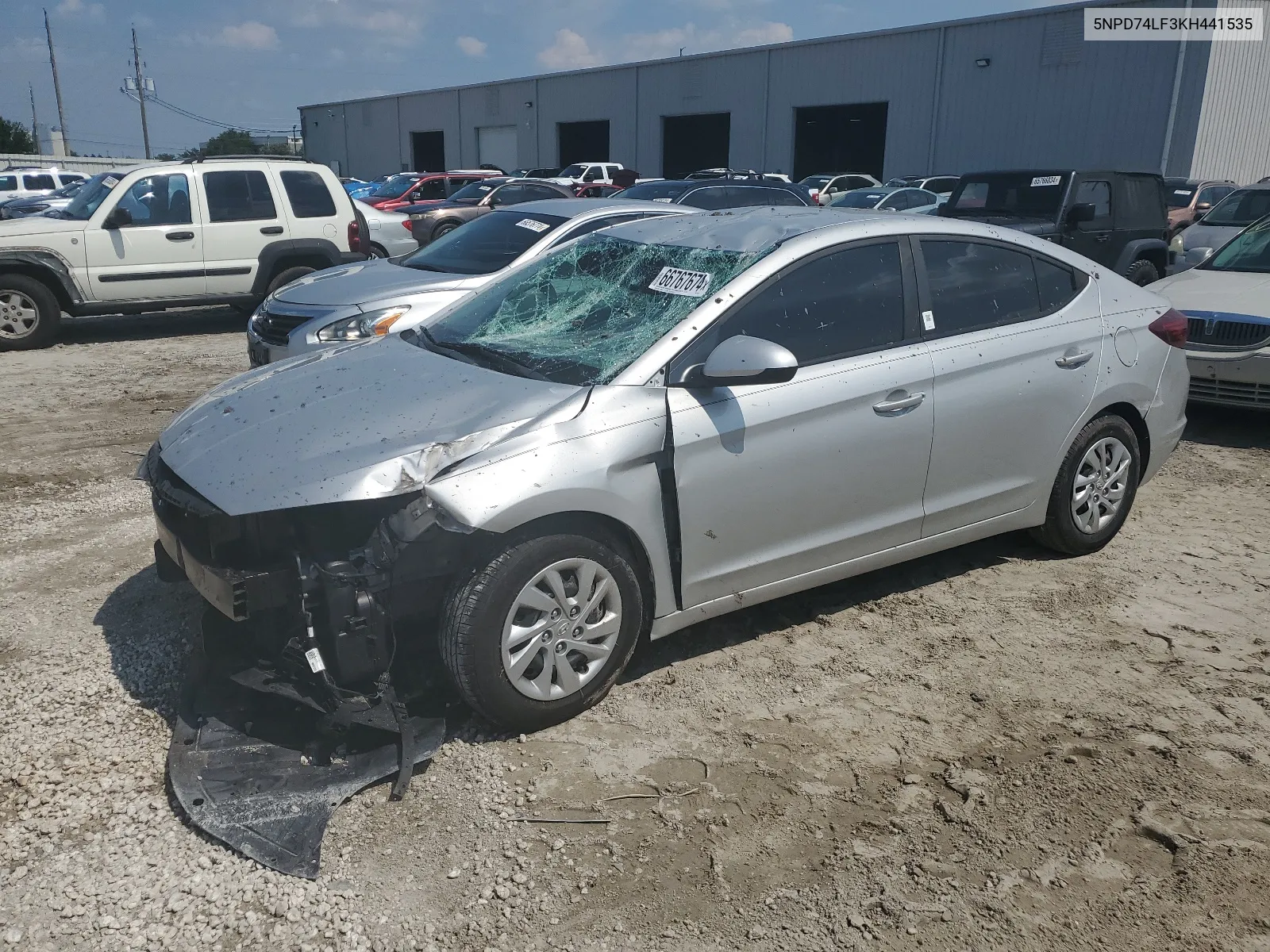 2019 Hyundai Elantra Se VIN: 5NPD74LF3KH441535 Lot: 66767674