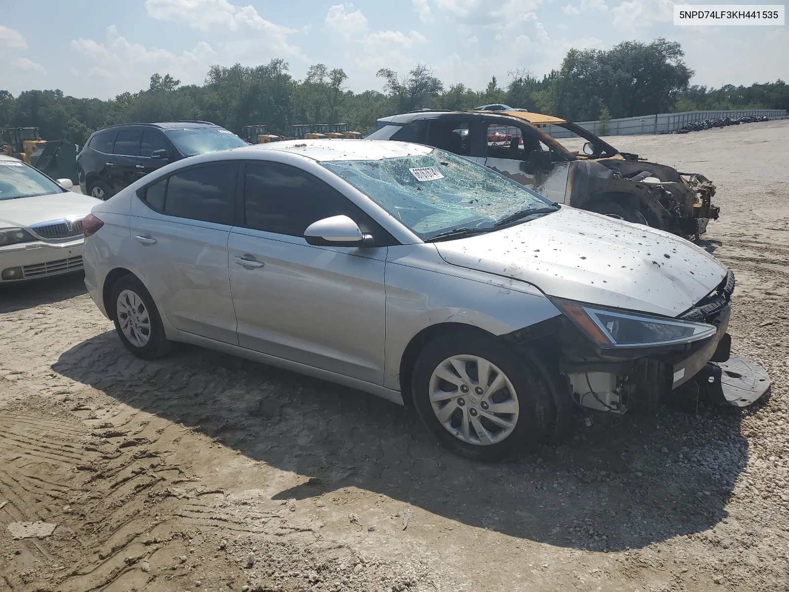 2019 Hyundai Elantra Se VIN: 5NPD74LF3KH441535 Lot: 66767674