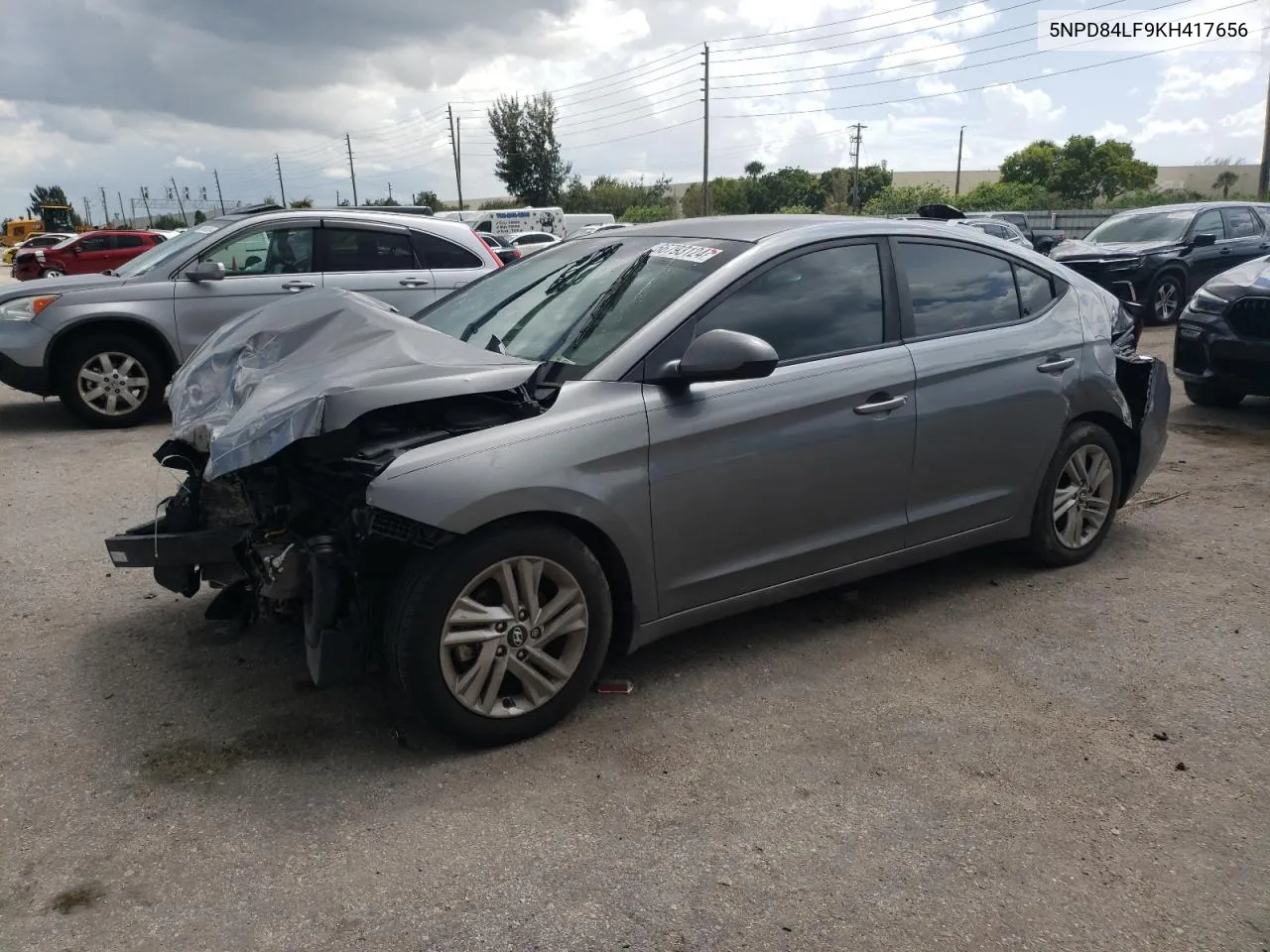 2019 Hyundai Elantra Sel VIN: 5NPD84LF9KH417656 Lot: 66793124