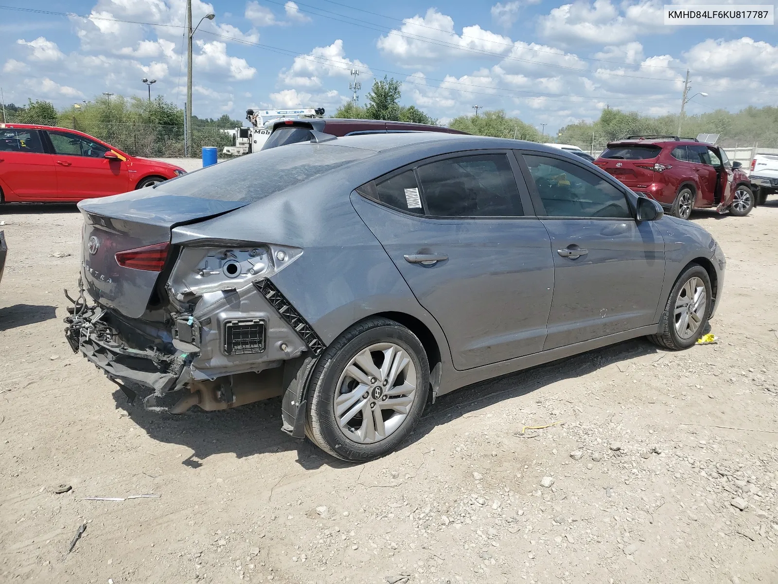 2019 Hyundai Elantra Sel VIN: KMHD84LF6KU817787 Lot: 66794784