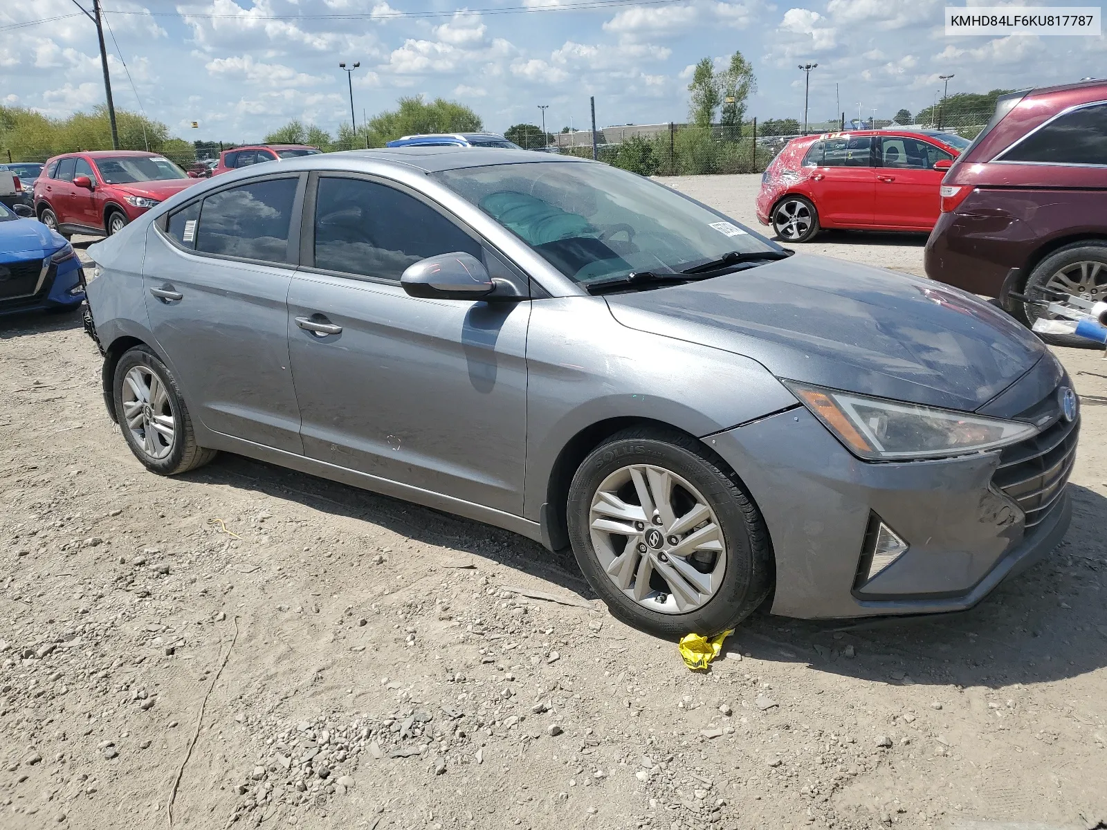 2019 Hyundai Elantra Sel VIN: KMHD84LF6KU817787 Lot: 66794784