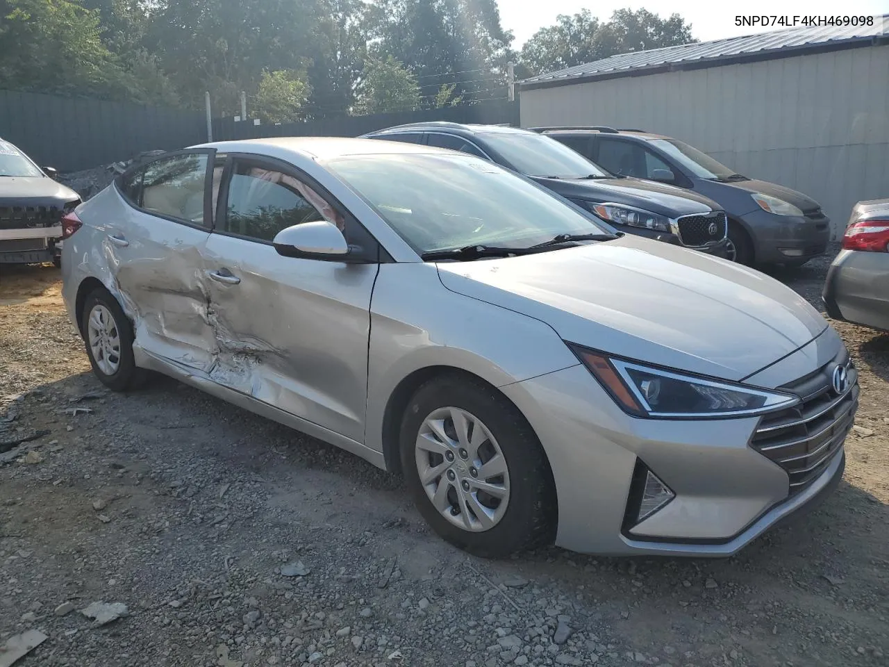 5NPD74LF4KH469098 2019 Hyundai Elantra Se