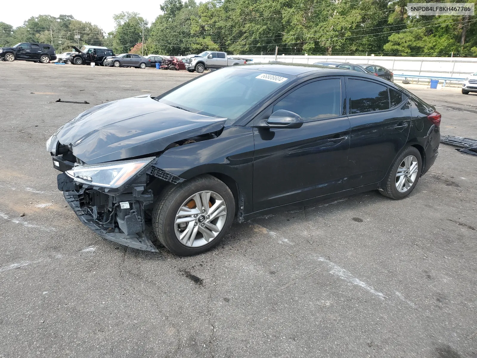 2019 Hyundai Elantra Sel VIN: 5NPD84LF8KH467786 Lot: 66806604