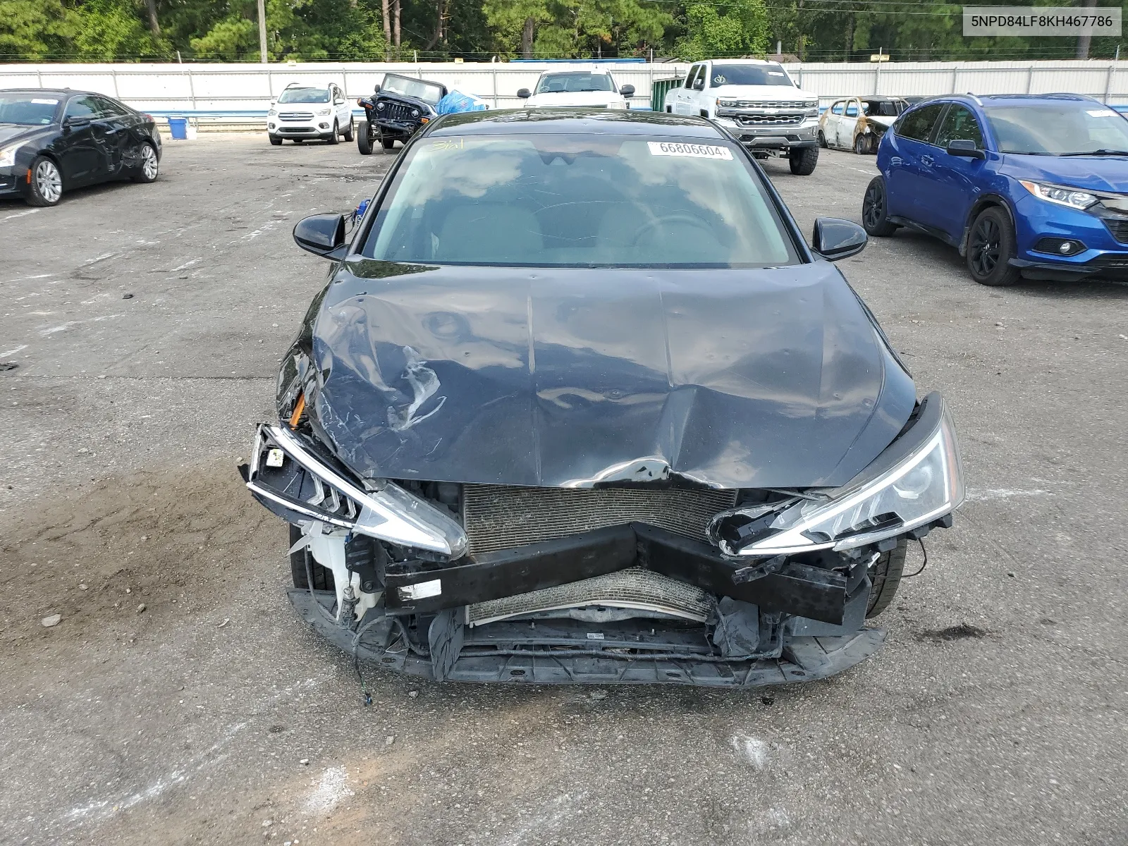 2019 Hyundai Elantra Sel VIN: 5NPD84LF8KH467786 Lot: 66806604