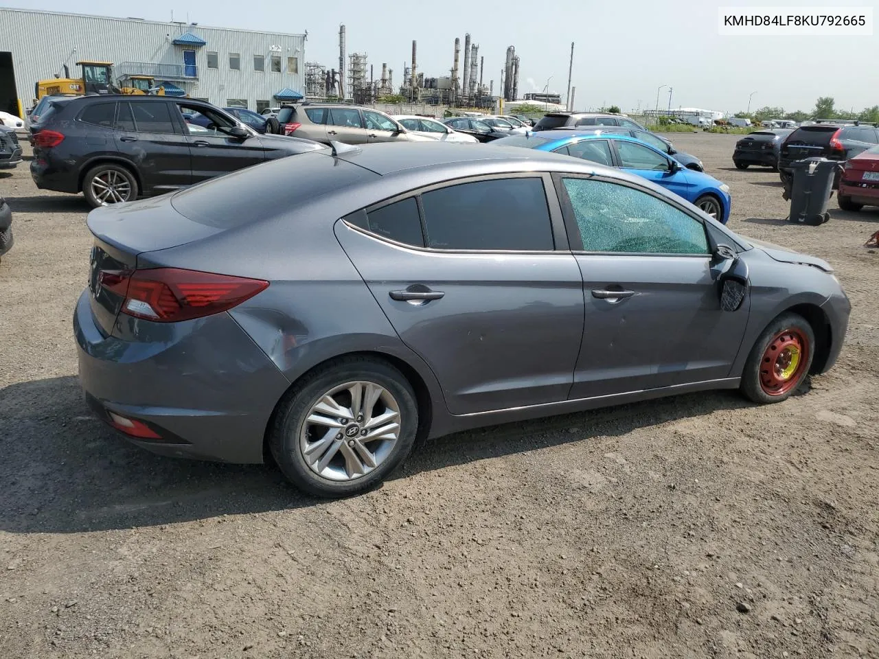 2019 Hyundai Elantra Sel VIN: KMHD84LF8KU792665 Lot: 66844114