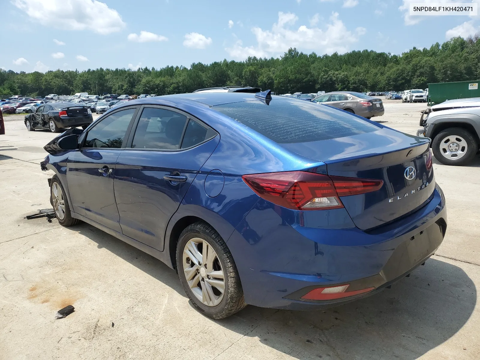 2019 Hyundai Elantra Sel VIN: 5NPD84LF1KH420471 Lot: 66879704