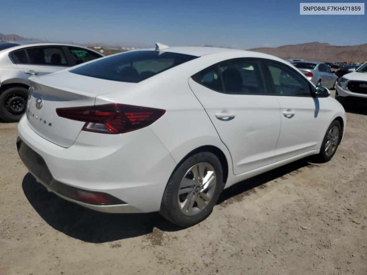 2019 Hyundai Elantra Sel VIN: 5NPD84LF7KH471859 Lot: 67117504