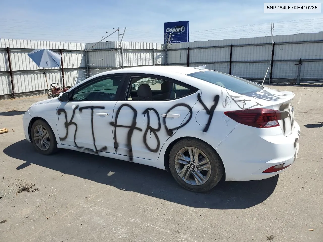 5NPD84LF7KH410236 2019 Hyundai Elantra Sel