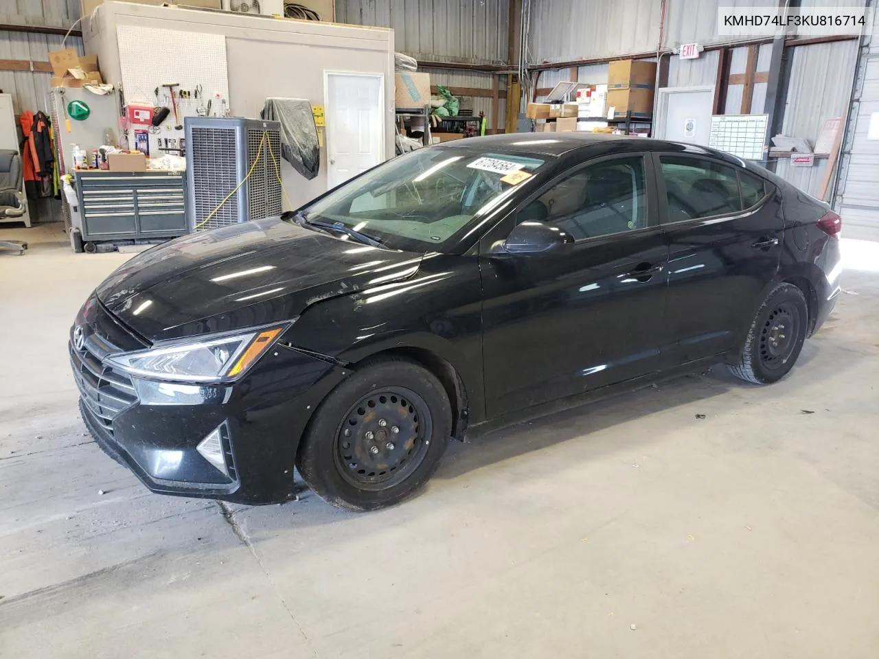 2019 Hyundai Elantra Se VIN: KMHD74LF3KU816714 Lot: 67284564