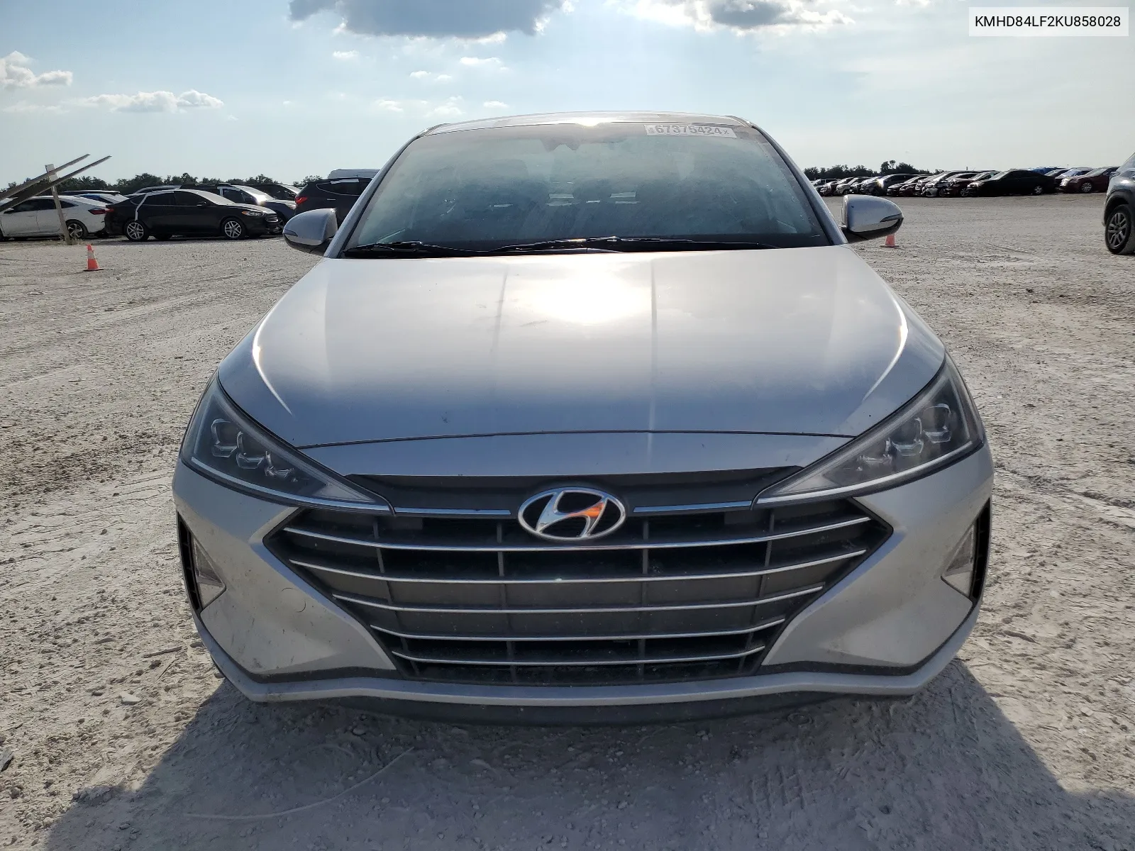 KMHD84LF2KU858028 2019 Hyundai Elantra Sel