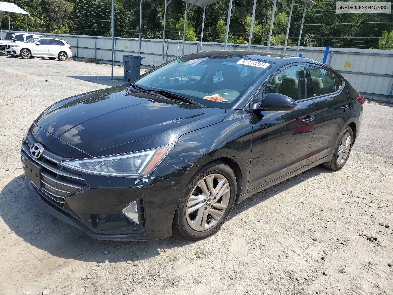 2019 Hyundai Elantra Sel VIN: 5NPD84LF2KH457335 Lot: 67414294