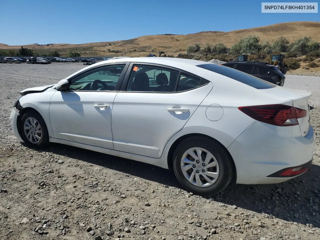 5NPD74LF8KH401354 2019 Hyundai Elantra Se