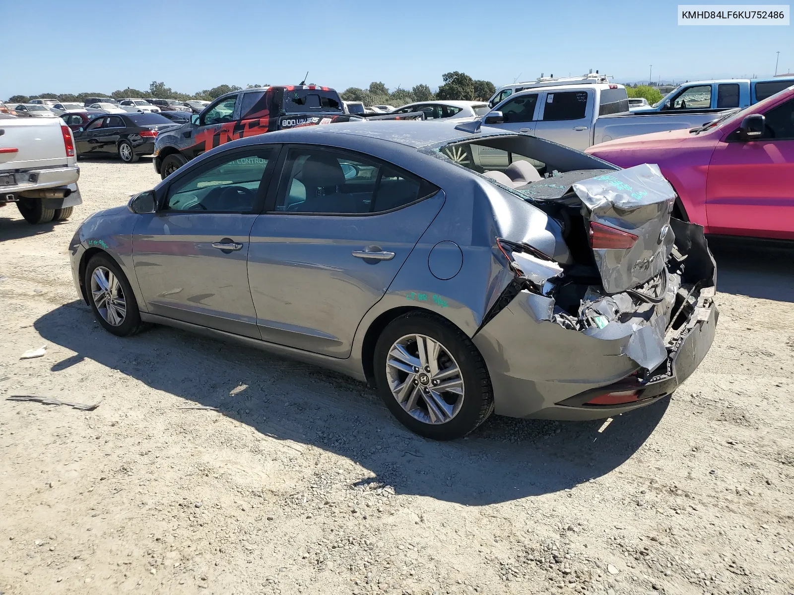 KMHD84LF6KU752486 2019 Hyundai Elantra Sel